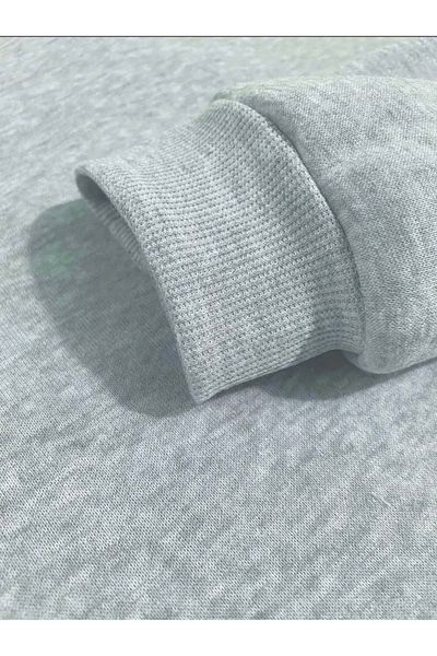 FUFLUNS Milano Printed Women's Gray Tracksuit Set