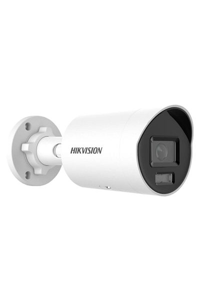Hikvision AcuSense, DarkFighter - Cameră IP, 4MP, obiectiv de 2.8mm, IR 40m, microfon, PoE -DS-2CD2046G2H-IU-2.8mm