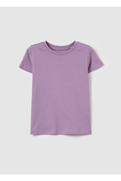 Ovs تي شيرت من القطن العضوي برقبة دائرية