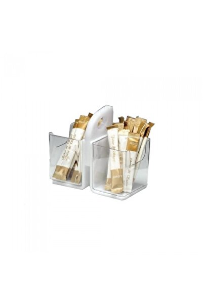 Raki Suport cu 2 compartimene pentru pliculete zahar 7x13x11cm