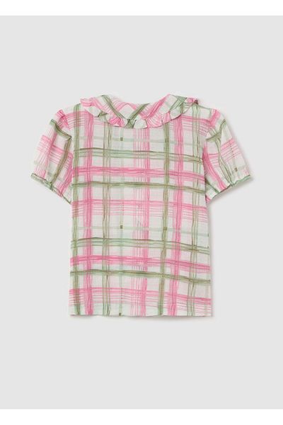 Ovs Short-Sleeved Shirt With Check Pattern