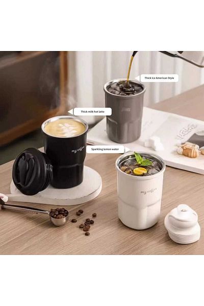 ماركة غير محددة 15 oz. 450 ml. Premium Stainless Steel Mug