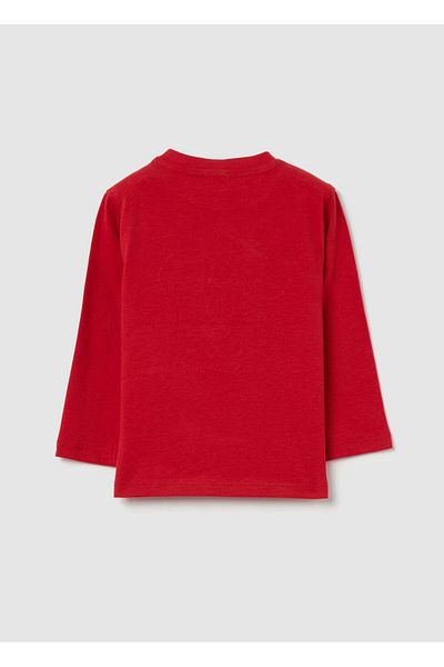 Ovs Organic Cotton T-Shirt With Mickey Mouse Print