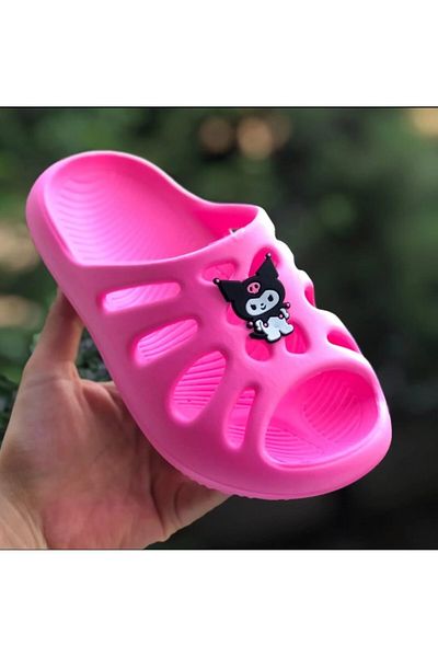 Pandalina Girl's Very Fancy Slippers Non-Slip Sole Sea Pool Shoes