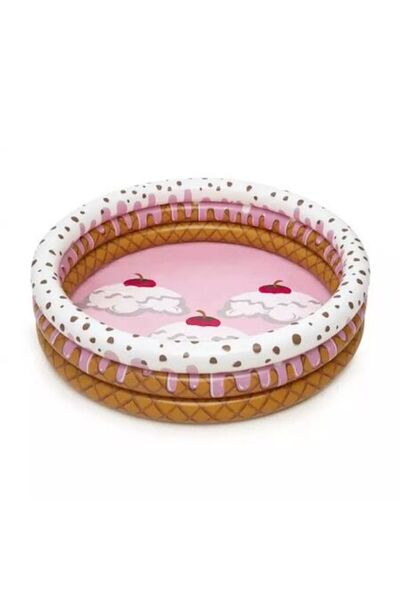 BESTWAY Piscină gonflabilă Bestway, Sundae Funday pentru copii, 1,60 m x 38 cm înălțime