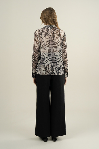 IDYL Firfir Detailed Mink Chifon Bluz