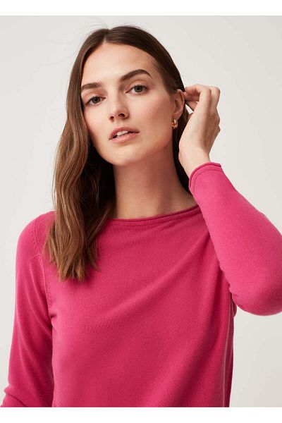 Ovs Womens Long-Sleeved Top With Small Splits