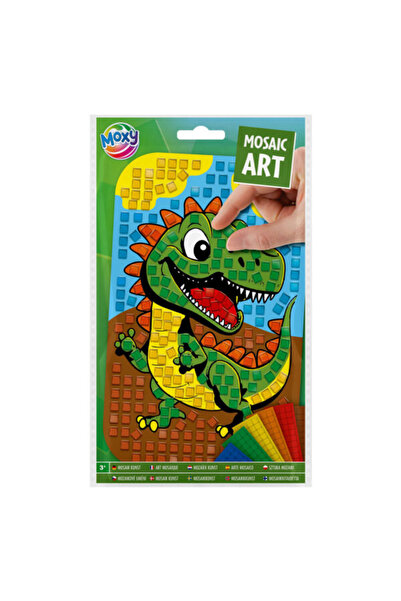 Moxy Set creativ, Mozaic din spuma, metalic , A5