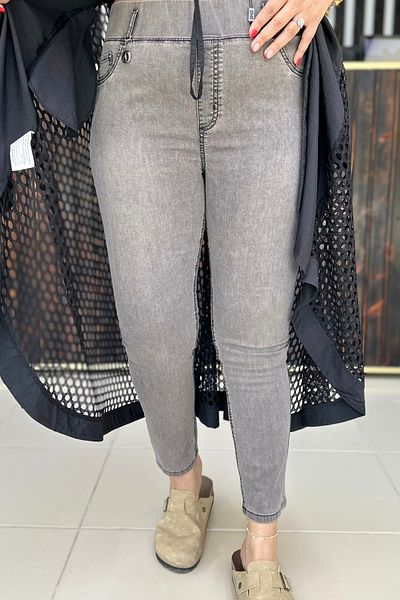 GÖKSEL Slim Fit Lycra Gray Jeans