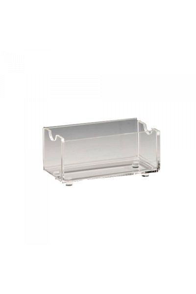 Raki Suport dreptunghiular acrilic pliculete zahar 12,5x4,5cm