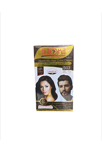 AUROMA Oroma Dark Black Hair Dye for Men and Women - Natural Cream Hair Color Dark Black Hair Dye