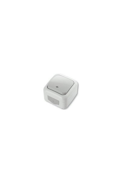 Viko by Panasonic Cross Switch IP54 Grey Palmiye Viko