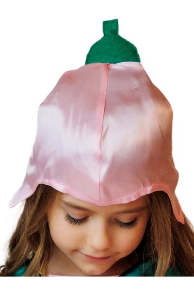 fustite cu luminite Pink Flower Hat (Rose, Hyacinth, Pansy, Summer Fairy)