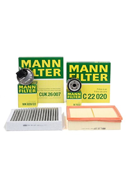 MANN Mercedes A180D B180D Cla 180D Gla 180D Periyodik Bakım Filtre Seti W176 ...