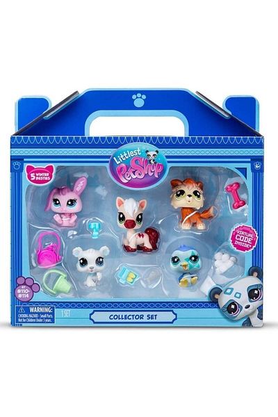 Littlest Pet Shop Set of 3 figurines Littlest Pets Shop - Winter Theme
