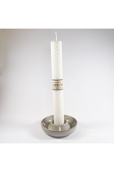 CARUL CU MIERE HANDMADE candle made of natural wax, honeycomb pattern, 26 cm x 3 cm