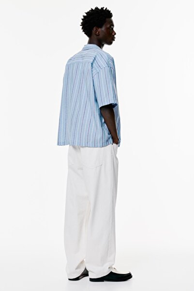 Pull & Bear Kısa kollu çizgili gömlek