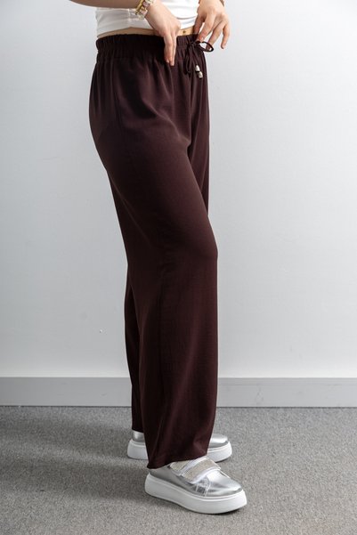 TUĞBA ERGÜL Ayrobin Linen Trousers