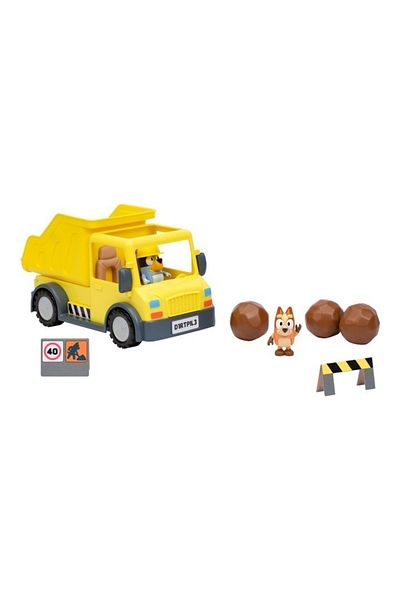 Fat Moose Bluey - Dump Truck playset, with 2 figures