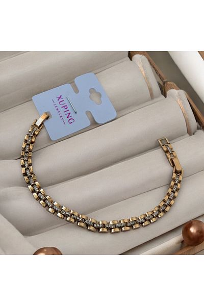 İNN JEWELLERY Xuping Bracelet Anti-Tarnish Anti-Allergic Chain Figure (2 Years Importor Warranty)