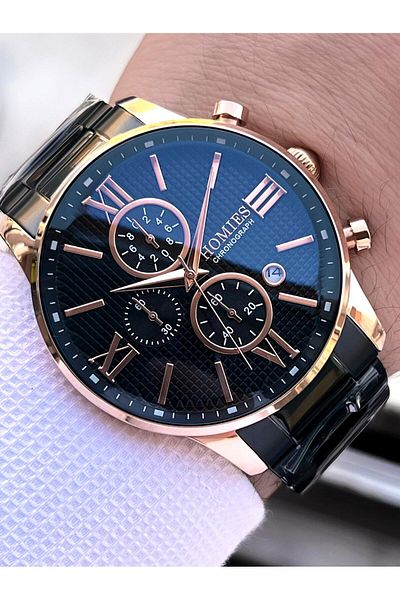 Homies Men's Wristwatch Erk.7S01-5 with Inner Functions Active 30 Mt Water Resistant 2 Years Warranty