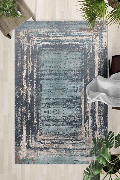 Monnhein Non-Slip Base Washable Carpet – Modern Digital Printing Carpet for K...