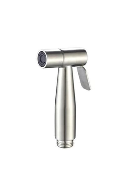 OEM Handheld hygienic shower for WC, stainless steel, water tank mounting, 1.5m shower hose, stainless s