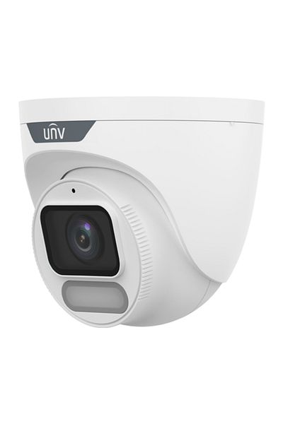 Uniview Cameră IP Wise-ISP, ColorHunter, 8MP, obiectiv 4.0mm, WL 30M, microfon, PoE, color 24/7 - IPC3628LE-ADF40K-WP