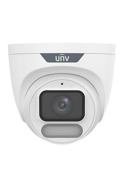 Uniview Cameră IP Wise-ISP, ColorHunter, 8MP, obiectiv de 2.8mm, WL 30M, microfon, color 24/7 -UNV IPC3628LE-ADF28K-WP