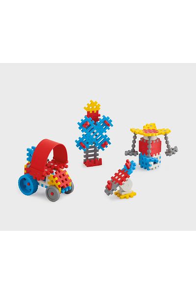 Marioinex Construction set, Constructor, 70 pieces, blue, Mini Waffles,