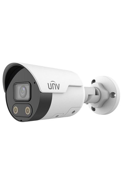 Uniview Cameră IP 4K, protecție perimetrală, obiectiv de 2.8 mm, IR 30m, Audio - UNV IPC2128SB-ADF28KMC-I0