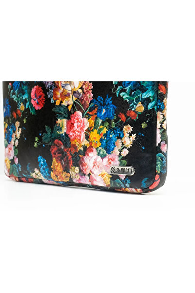 Smart Gate حقيبة حمل SG-9283 زهور 15.6 بوصة سوداء