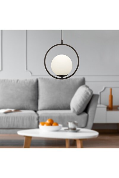 Apliqa Luis 1xE27 Μαύρο Κρεμαστό Φωτιστικό Lustra Μοντέρνος Πολυέλαιος