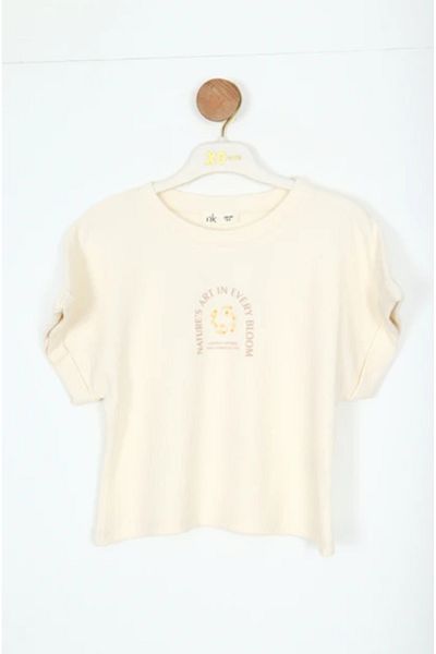 NK 38811 BLOOM T-SHIRT ΚΡΕΜΑ ΚΟΡΙΤΣΙΑ