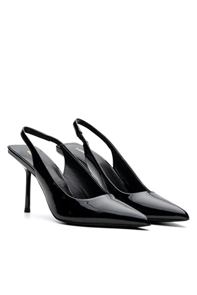 Sofia Baldi Mena Black Patent Leather Women's Stiletto & Evening Dress