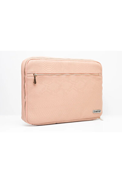 Smart Gate حقيبة كمبيوتر محمول SG-9280 جلدية مقاس 15.6 بوصة باللون الوردي