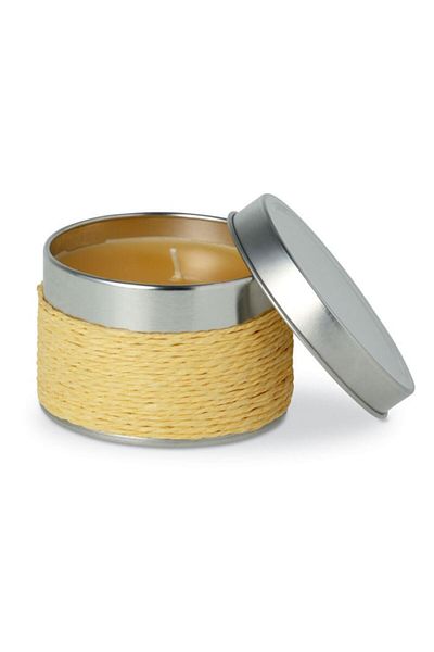 dalimag Lumânare parfumată în cutie metalică, aromă de lămâie, 4,2 cm,