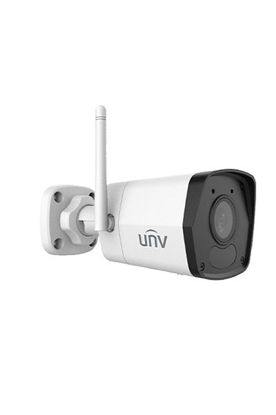 Uniview Cameră IP Wi-Fi 2MP, Smart IR 30M, obiectiv de 2.8mm, IP67, microfon integrat - UNV IPC2122LB-AF28WK-G