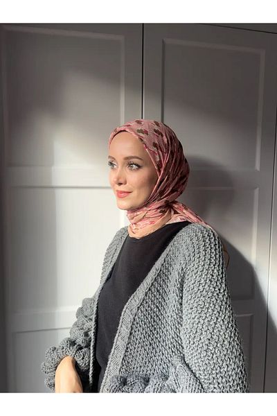 Modakaşmir Flower Spring Pattern Bamboo Scarf