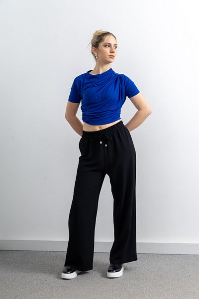 TUĞBA ERGÜL Ayrobin Linen Trousers