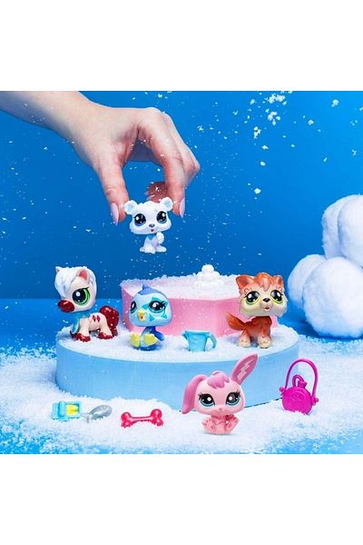 Littlest Pet Shop Set of 3 figurines Littlest Pets Shop - Winter Theme