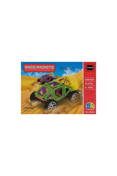osman kızılkaya Kzl Magnetic Lego 23 Piece Wheeled Car