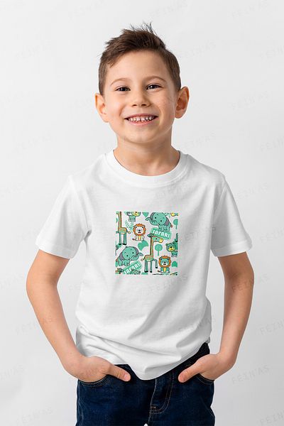 feinas Παιδικό Tshirt - Σαφάρι