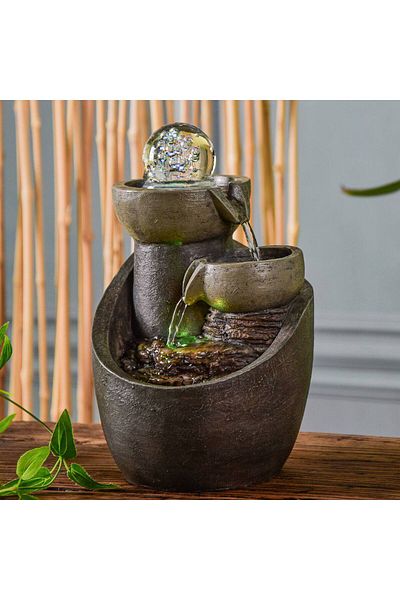 OEM Fantana decorativa Zen de interior cu lumina ambientala: Calm si serenitate
