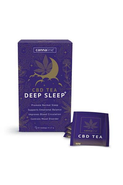 Cannaline Ceai cu CBD Somn si Relaxare linistit Vegan x20