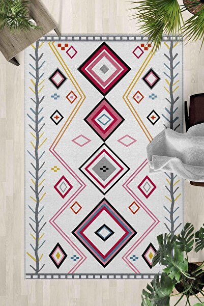 Monnhein Covor lavabil cu bază anti-alunecare – Covor modern cu imprimare dig...