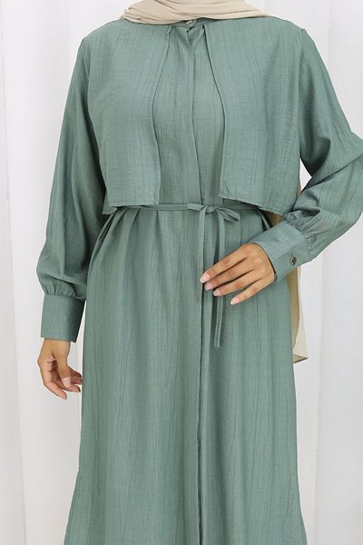 ALLMİRA FASHION Long Tunic and Trousers Double Set