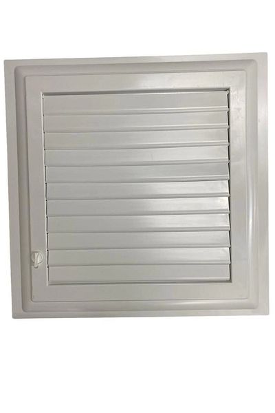 PRATİKOBA Plastic Grille 50X50 White Bathroom WC Ventilation
