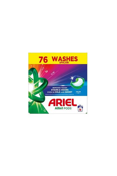 Ariel Allin1 Pods Color Laundry Detergent Capsules, 76 Washes