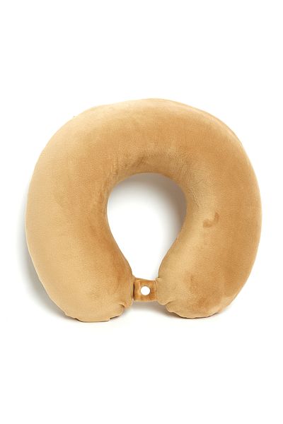 R&B Brown Travel pillow